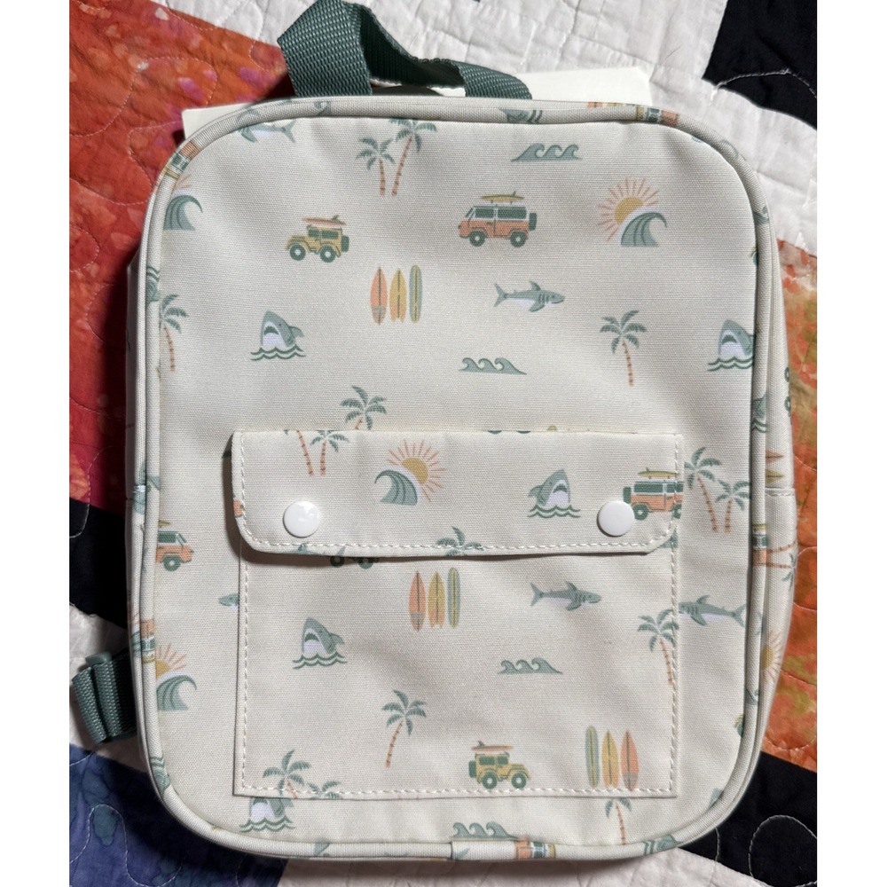 Kids Panama Jack Beach Pack Backpack With Adjustable Straps And Zipper NEW